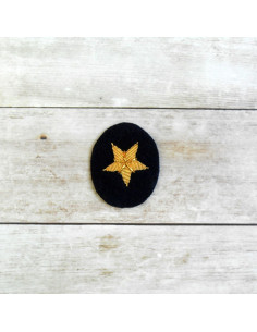 Kriegsmarine officer hand embroidered star