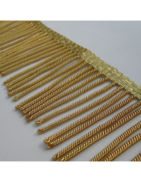 French gold metallic fringe