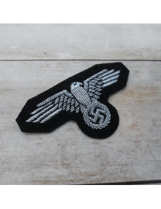 Waffen SS Officer hand embroidered cap eagle