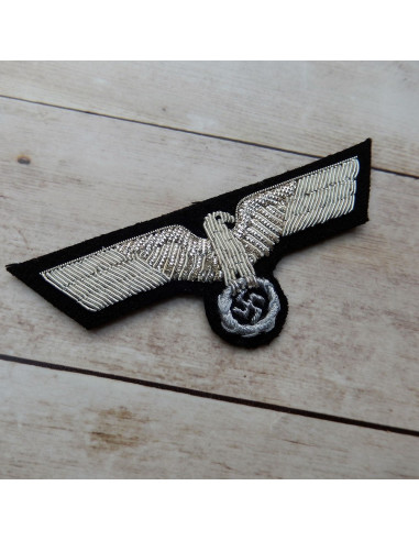 Panzer Officers hand embroidered breast eagle